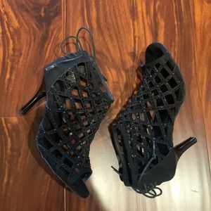 Gfranco Cage Bejeweled 3” Dance Shoes